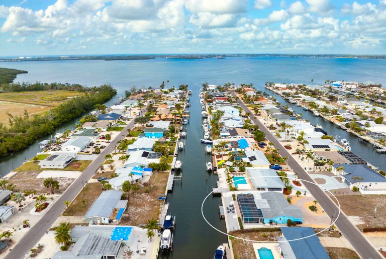Vacation home with barbecue & private pool | Water view in Bradenton Beach, FL