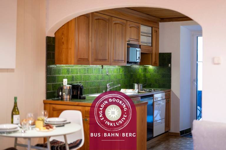 CHASINA ROSA: GEMÜTLICHE 1.5 ZIMMER FERIENWOHNUNG DIREKT BEIM ENGADIN BAD SCUOL — photo 2