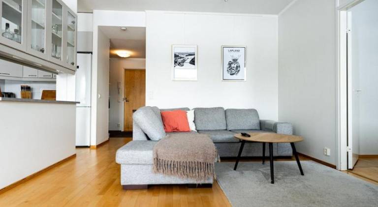 Jatkankynttila flat with private sauna in Rovaniemi