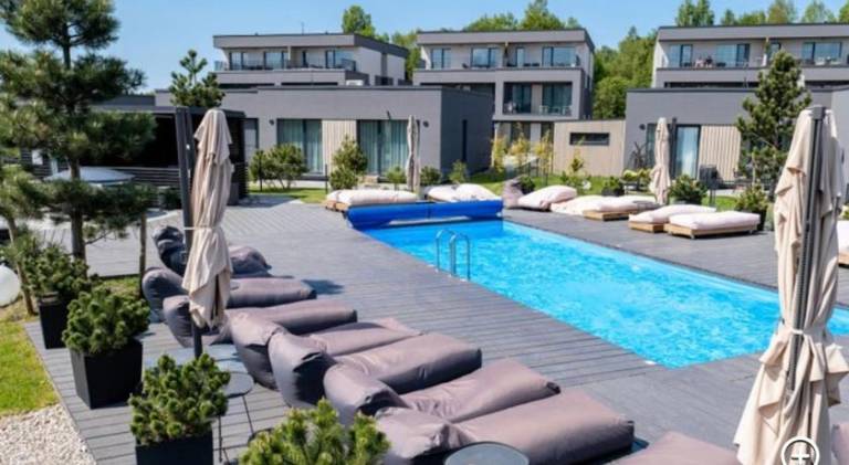 Serviced apartment with sauna, terrace & jacuzzi | Dogs allowed in Klaipeda