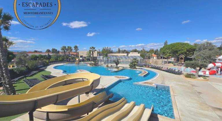L'Oasis Mobil Home 6 pers a 100m de la Plage Parc Aquatique Camping 5 etoiles Les Dunes — photo 3