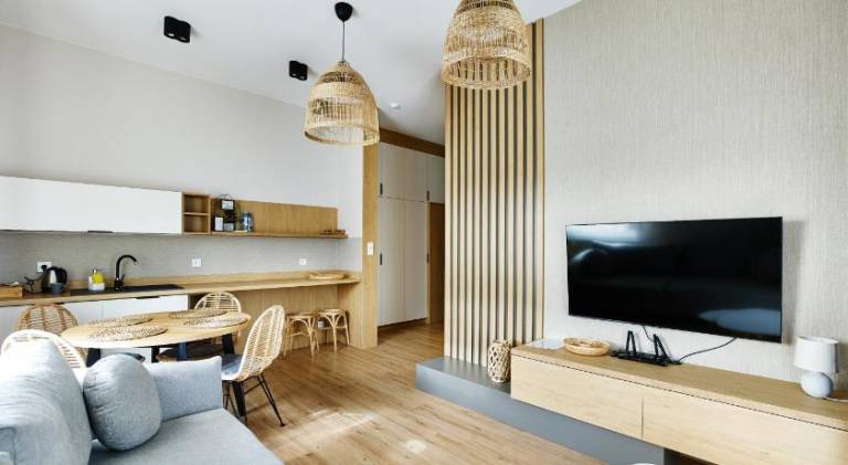 Wonderful holiday apartment with jacuzzi, yard & sauna | Dogs allowed in Lódz