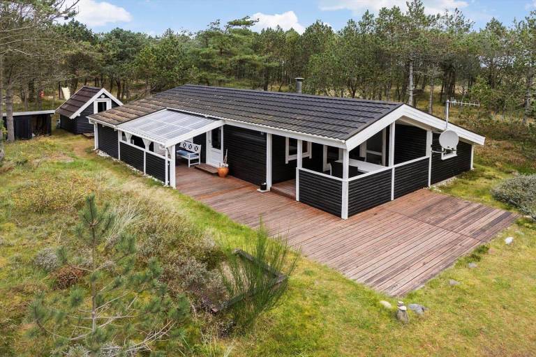 Ferienhaus mit Hund in Sønder Vorupør für max. 4 Gäste