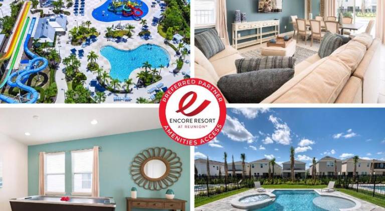 Fabulous Home With Private Pool, Air Hockey Table Near Disney With Waterpark & Resort Access At Enco in Kissimmee, FL
