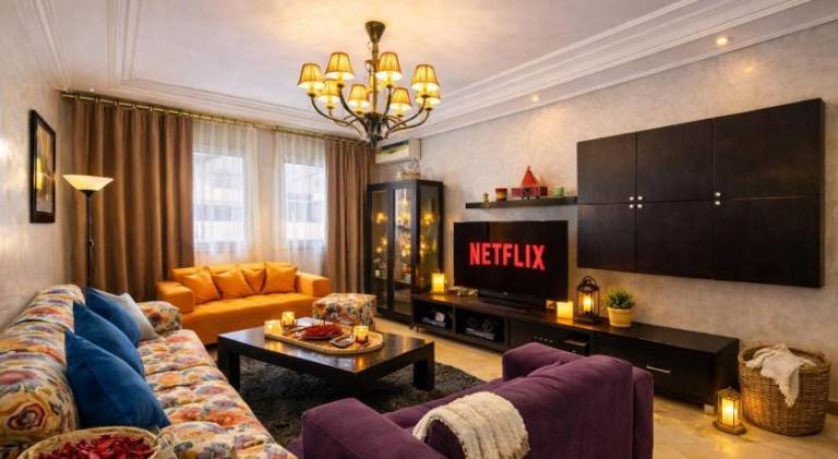 Lovely apartment with terrace & hot tub | Suitable for remote work | Dogs allowed in Tangier