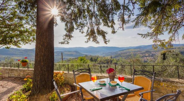 Serviced apartment with garden, pool & terrace in Pelago