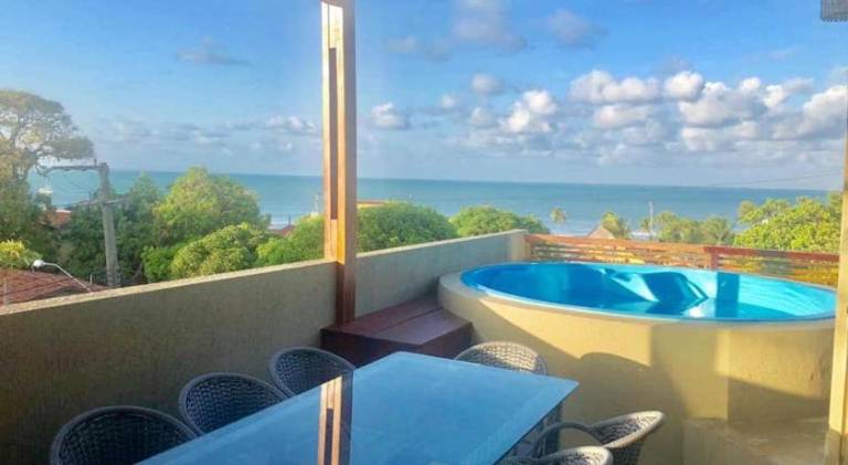 Vacation home with jacuzzi in Tibau do Sul