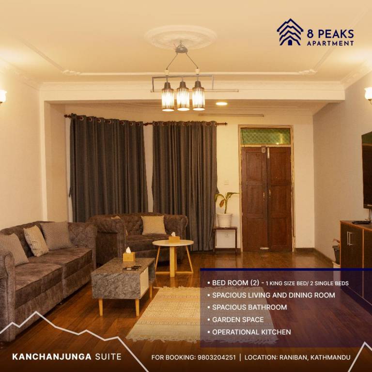 Apartment with grill & yard in Kathmandu