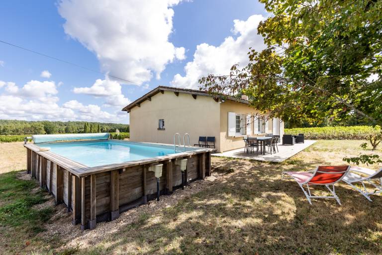 Ferienhaus in Les Salles-de-Castillon, Villefranche-de-Lonchat f&uuml;r max. 10 Personen am Atlantik