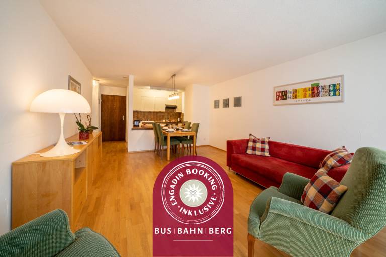 Rental apartment with 1 room for 4 persons in Scuol