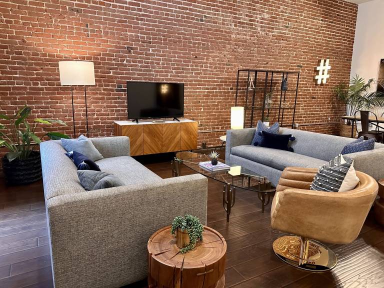 Visit LA Live from a Spacious Industrial Loft