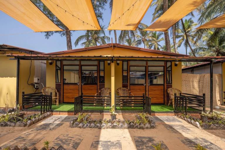 Partial Sea view Beach front unit on Talpona in Canacona