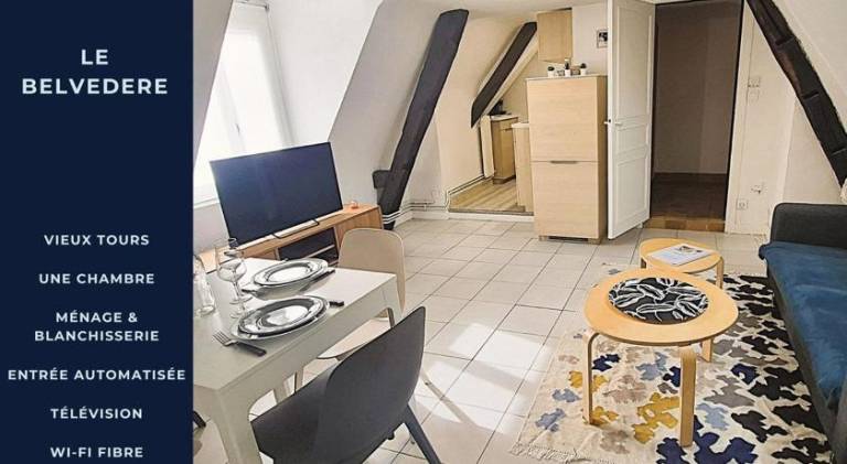 Apartment with 1 room for 2 persons in Chinon
