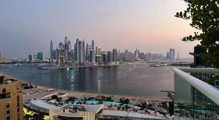 Rental apartment with terrace & private pool | Near Palm Jumeirah | Good for workation in Abu Dhabi