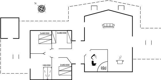 119 m² Ferienhaus ∙ 4 Schlafzimmer ∙ 8 Gäste – Bild 30