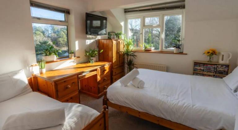 Quiet New Forest attic room den in Ringwood