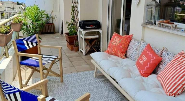 Stunning 2 bedroom apartment with Terrace and Sea view, Nice Cimiez Liberation — photo 4