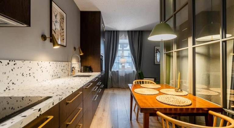 Domillion 1bdr brand-new Uzupis apt w free parking — photo 5