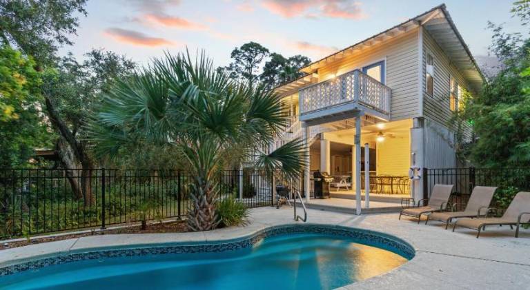 Vacation home with pool in Tybee Island, GA