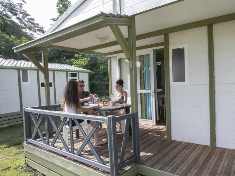 Chalet with pool & patio | Pool view — photo 5