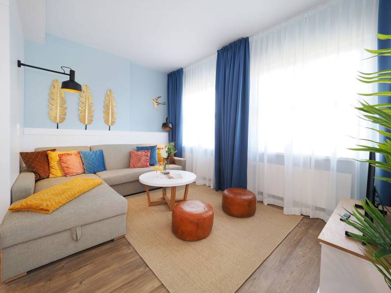 Ferienwohnung mit 1 Schlafzimmer und Balkon zur Seeseite in Heringsdorf