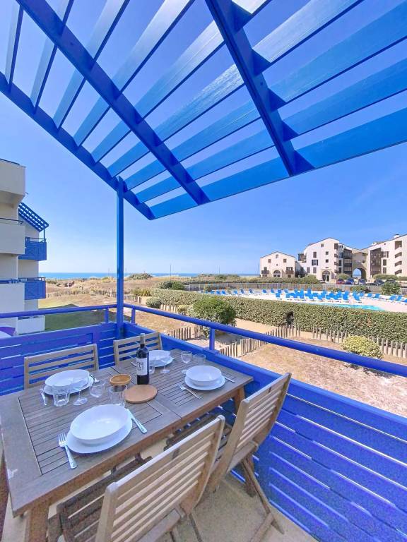 Apartment with garden & private pool | Next to the beach | Pets are welcome in Lacanau