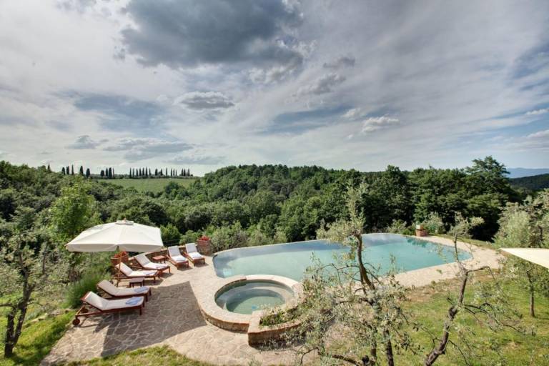 Villa 'Il Conventino' with Private Pool, Wi-Fi and Air Conditioning in Cascia