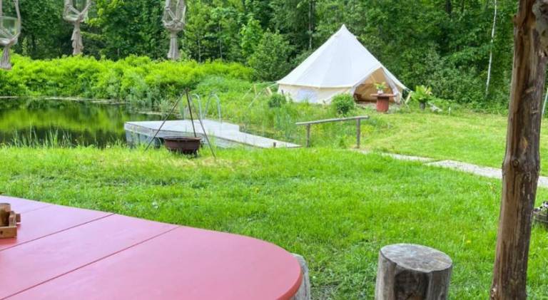 Tent with pool | Pets are welcome — photo 2