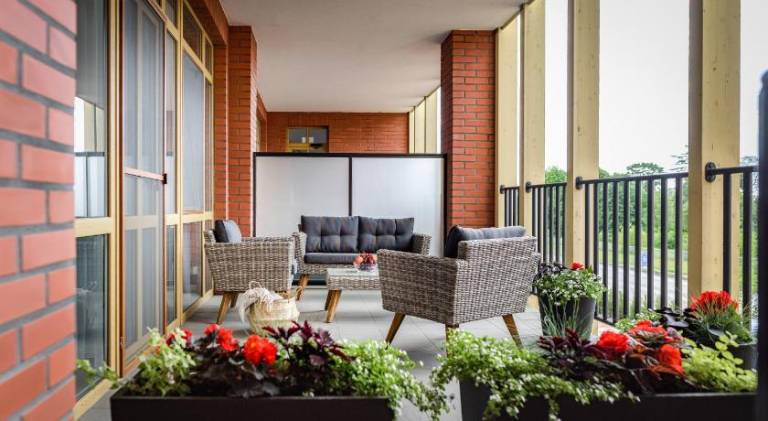 Apartment with patio in Klaipeda