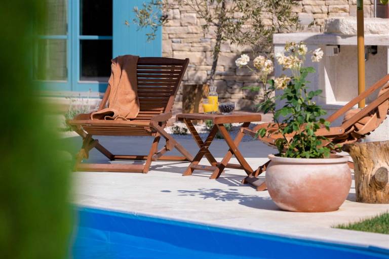 Fully equipped villa with patio, barbeque & private pool | Pool view | Pet-friendly — photo 4