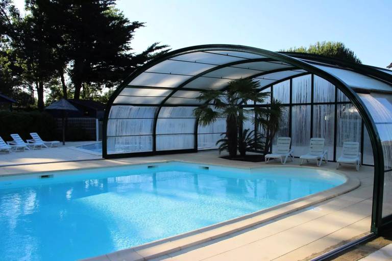 Domaine du Pont Mahé - Mobile Home pêcheur Confort 20m² 4 pers (2 bedrooms) with covered terrace 4 people in Vannes
