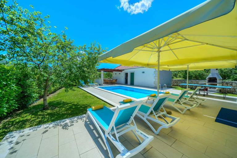 Villa Župa in Dalmatian Hinterland with private pool near Biokovo in Tucepi