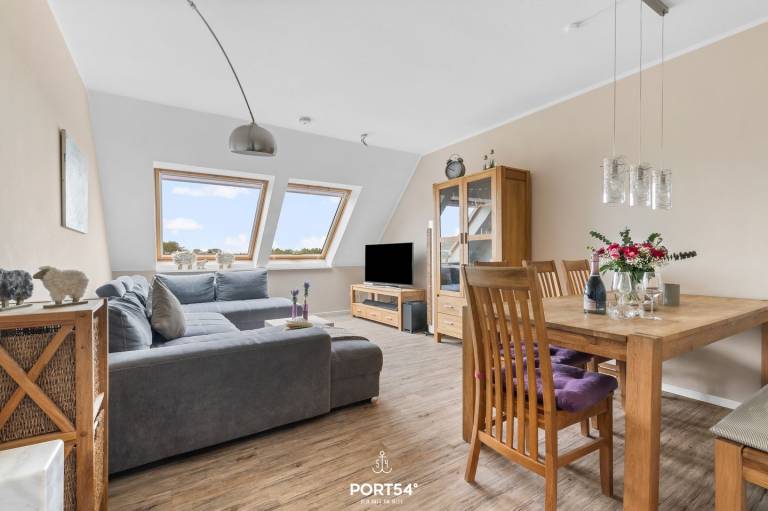 Deichkieker directly on the North Sea with water view, balcony and pellet stove — photo 4