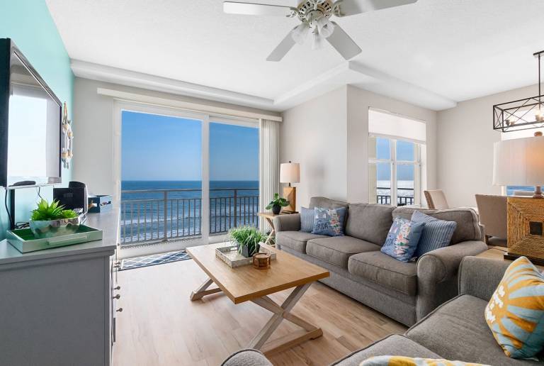 Oceanview Condo Daytona Shores 3 bed 3 bath