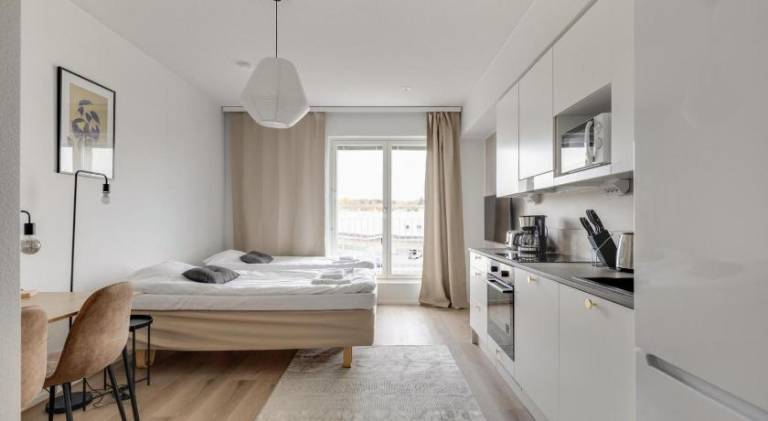 Rental apartment with 1 room for 2 persons in Turku