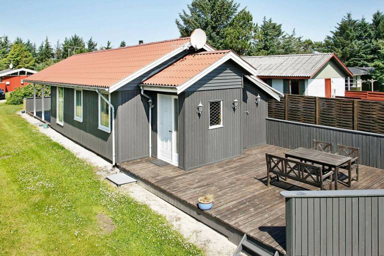 Vacation home with BBQ & terrace in Lokken