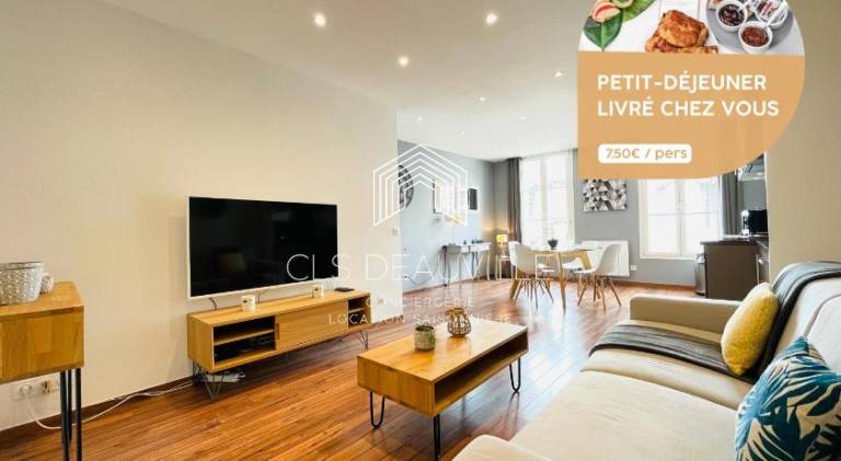 Fully equipped rental apartment | Next to the beach | Pet-friendly in Touques