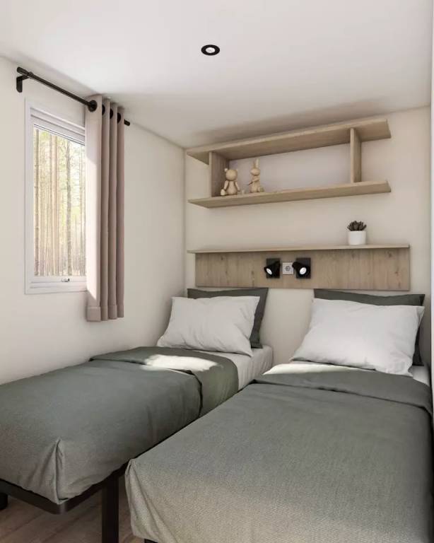Camping de la Pra - Mobile-home Grand Confort - 33 m² - 3 bedrooms 6 people — photo 3