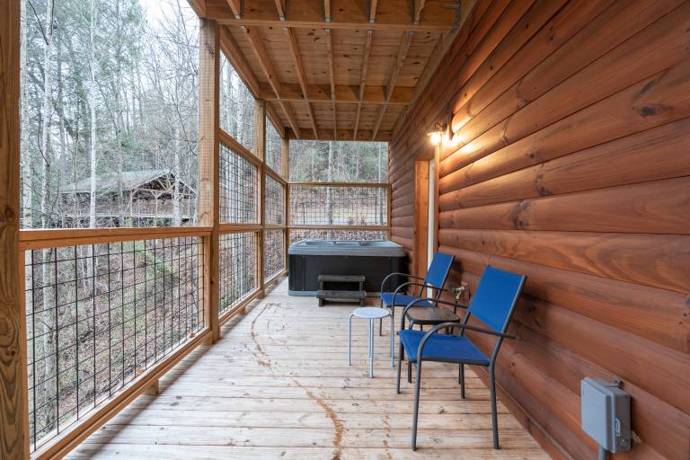Cabin with private pool, jacuzzi & barbeque | Mountain view — photo 4