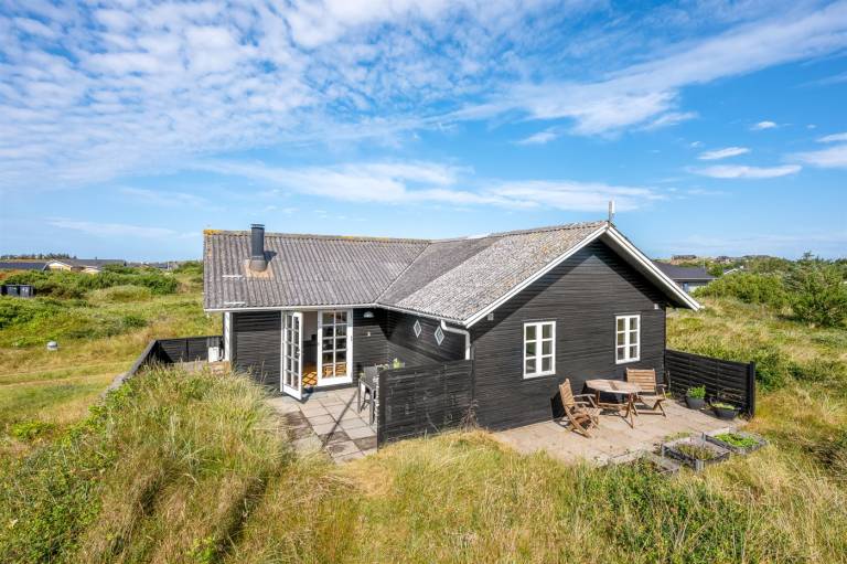Ferienhaus mit Hund in Søndervig, Klegod Strand fuer max. 6 Personen