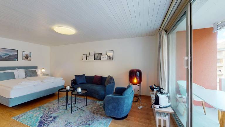 Ferienwohnung mit Hund in Sankt Moritz f&uuml;r max. 2 Personen