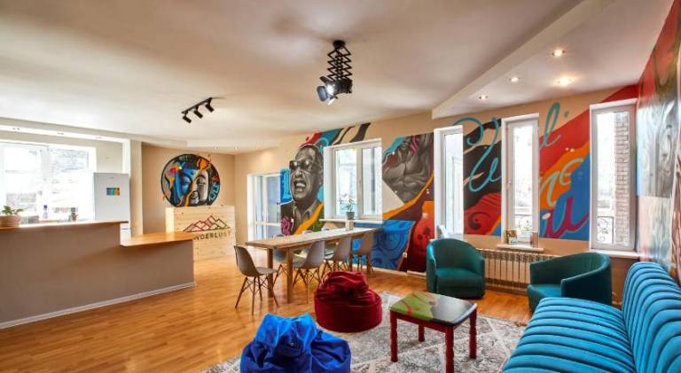 Wanderlust hostel Riverside in Almaty