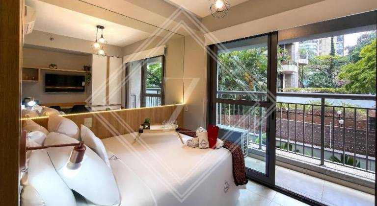 Holiday apartment with pool in Olímpia