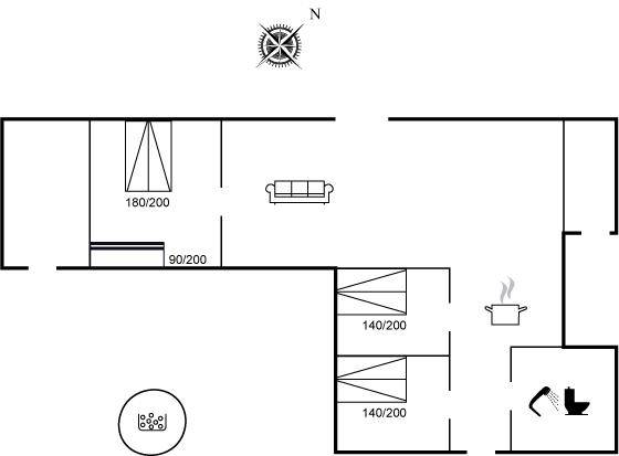 108 m² Ferienhaus ∙ 3 Schlafzimmer ∙ 6 Gäste – Bild 30
