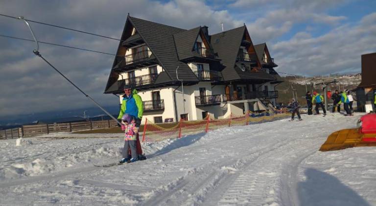 Apartament z hotelowymi udogodnieniami Poronin