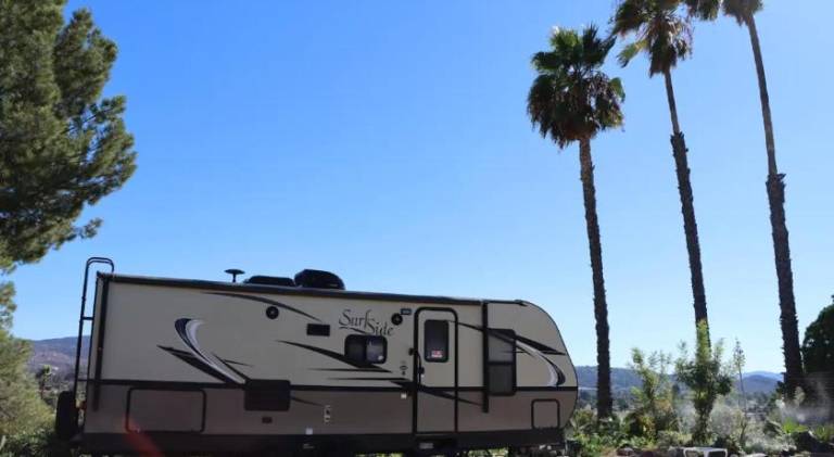 RV quiet place in the mountain in Hemet, CA