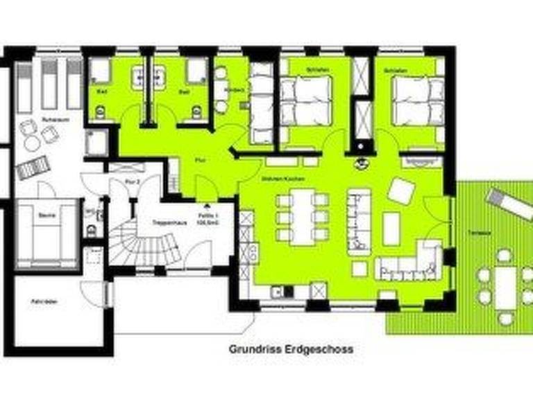 Rental apartment with BBQ, patio & garden — photo 3