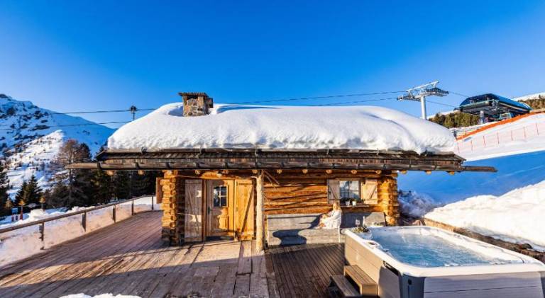 Chalet with hot tub — photo 5