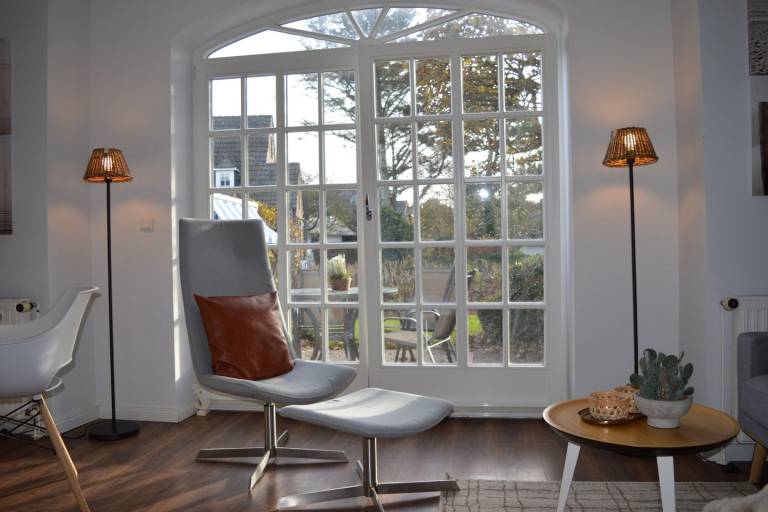 Moderne 3-Zimmerwohnung mit Süd-Terrasse und Strandkorb in Westerland in Sylt