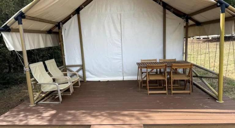 Peaceful Glamping Tent with Fire Pit & BBQ Grill Near Lake Texoma, Denison, Texas — photo 4